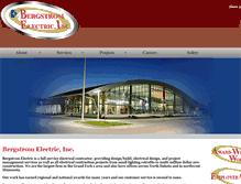 Tablet Screenshot of bergstromelectric.com